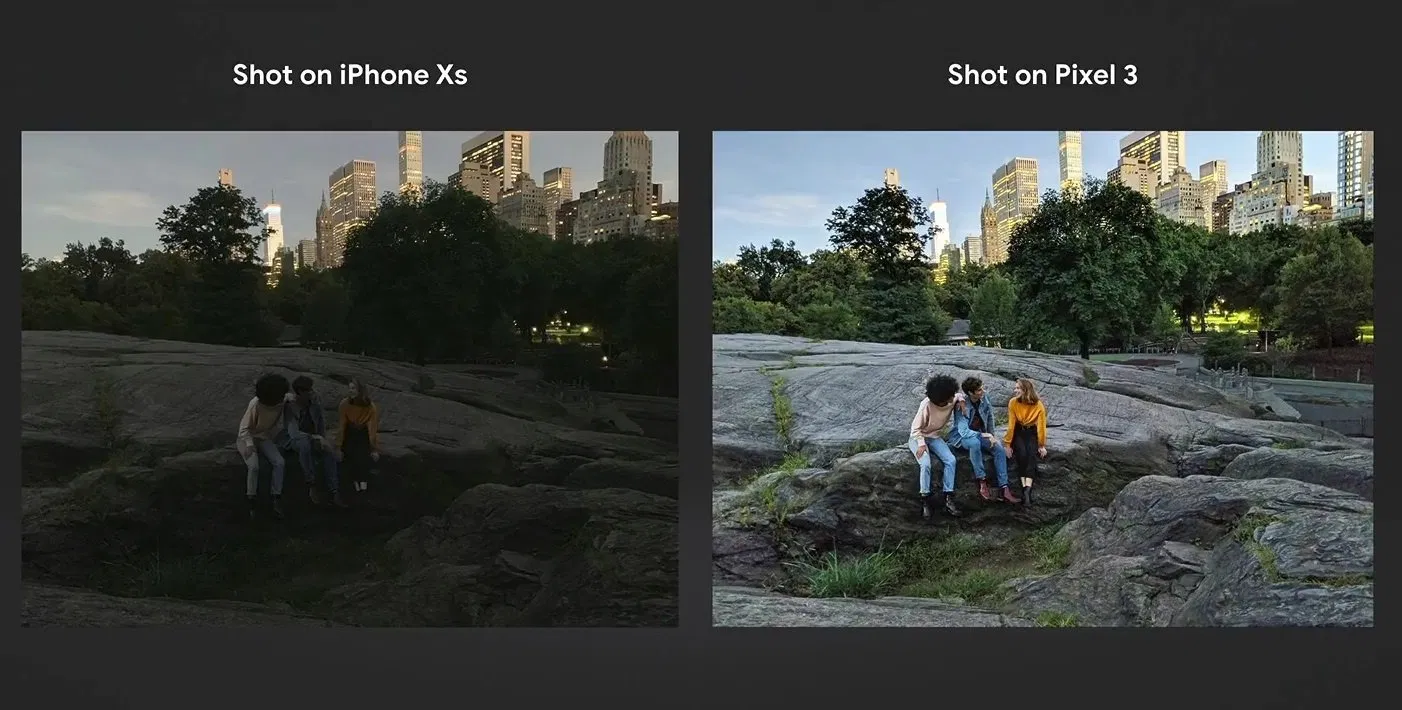 So sánh camera trên iPhone Xs và Pixel 3