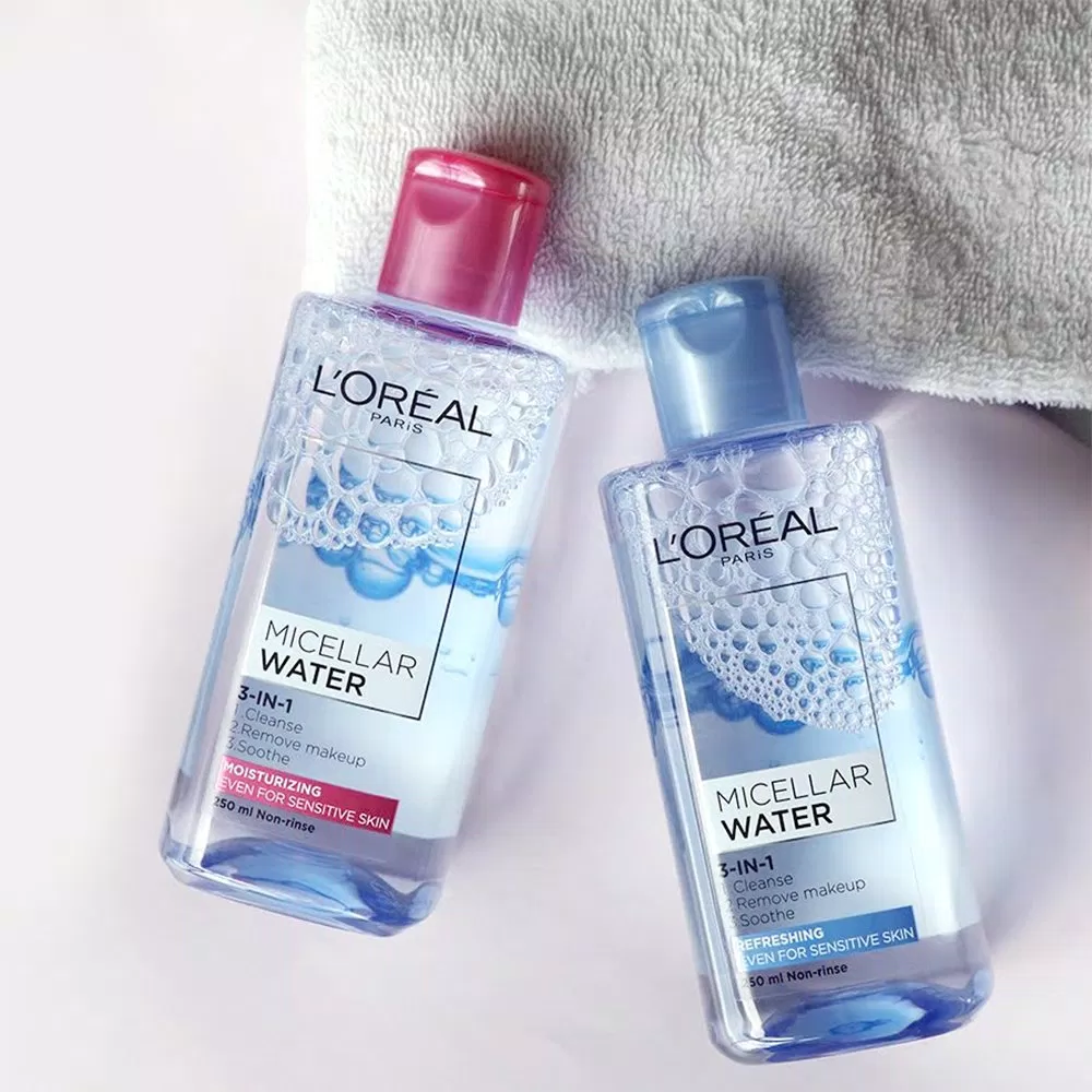 Tẩy trang loreal hai phiên bản cũ