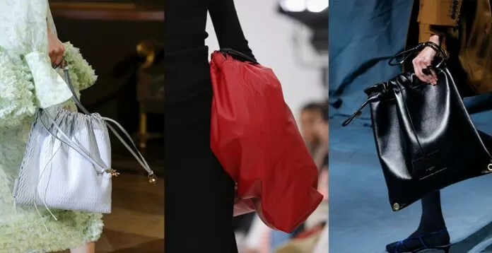Đây là chiếc túi vô cùng tiện lợi phù hợp với những cô nàng thích cất giữ nhiều đồ đạc túi dây rút