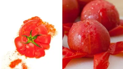 Sơ chế cà chua Sơ chế cà chua