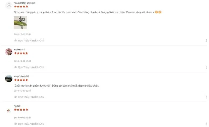 Khách hàng cảm thấy ưng ý với sản phẩm