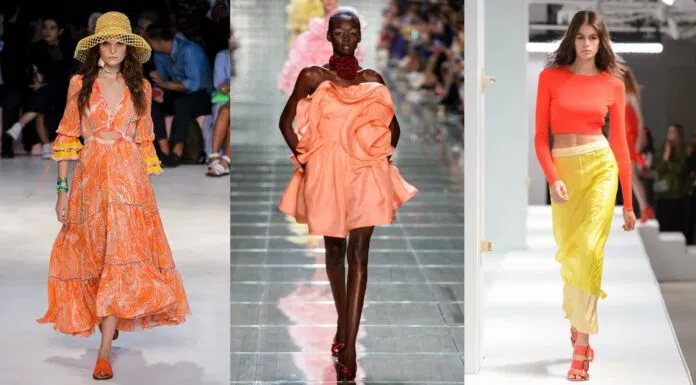 BST Xuân – Hè của Etro, Marc Jacobs và Sies Marjan đã dẫn đầu xu hướng màu sắc của năm 2019 cam san hô