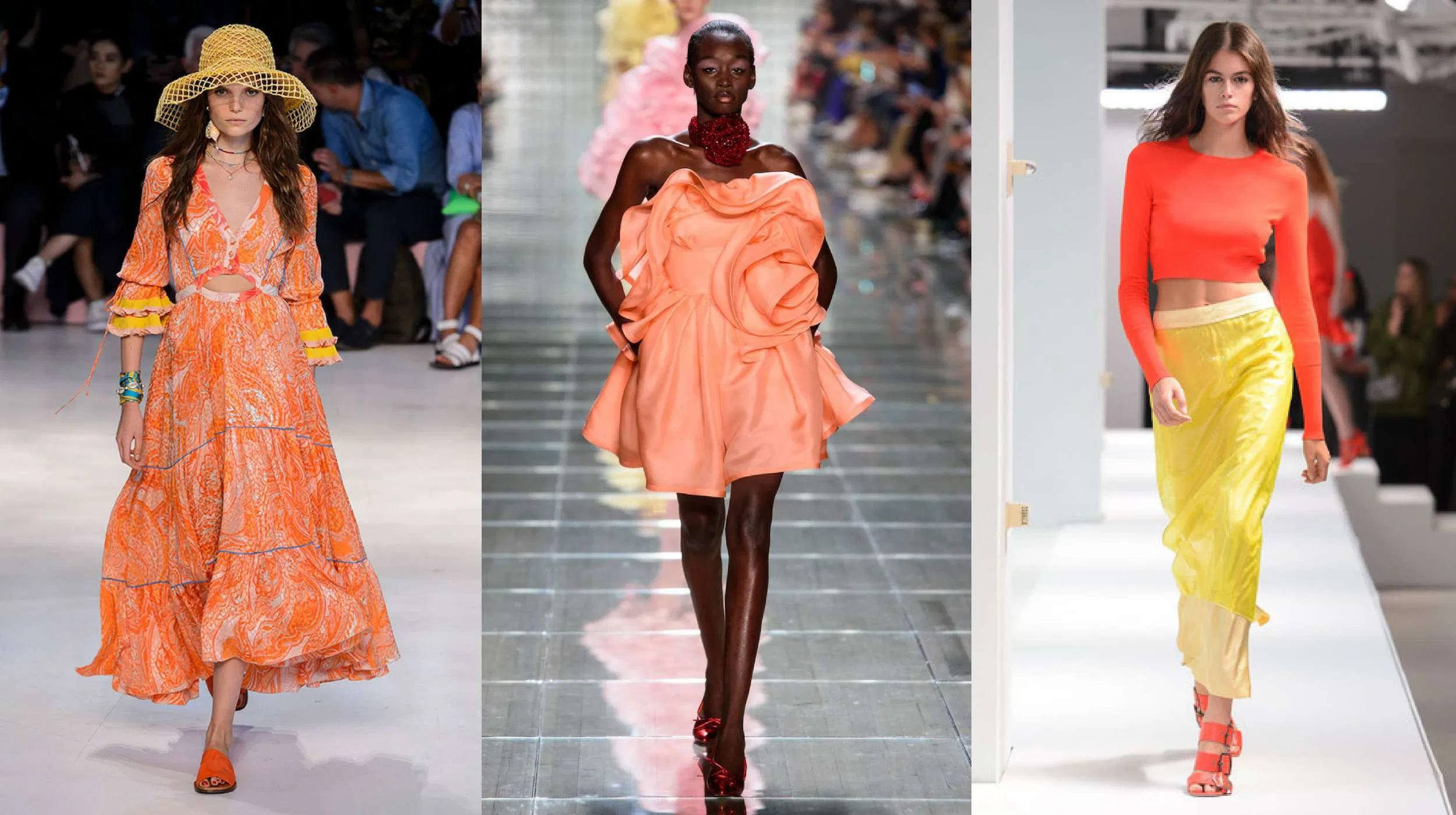 BST Xuân – Hè của Etro, Marc Jacobs và Sies Marjan đã dẫn đầu xu hướng màu sắc của năm 2019 cam san hô