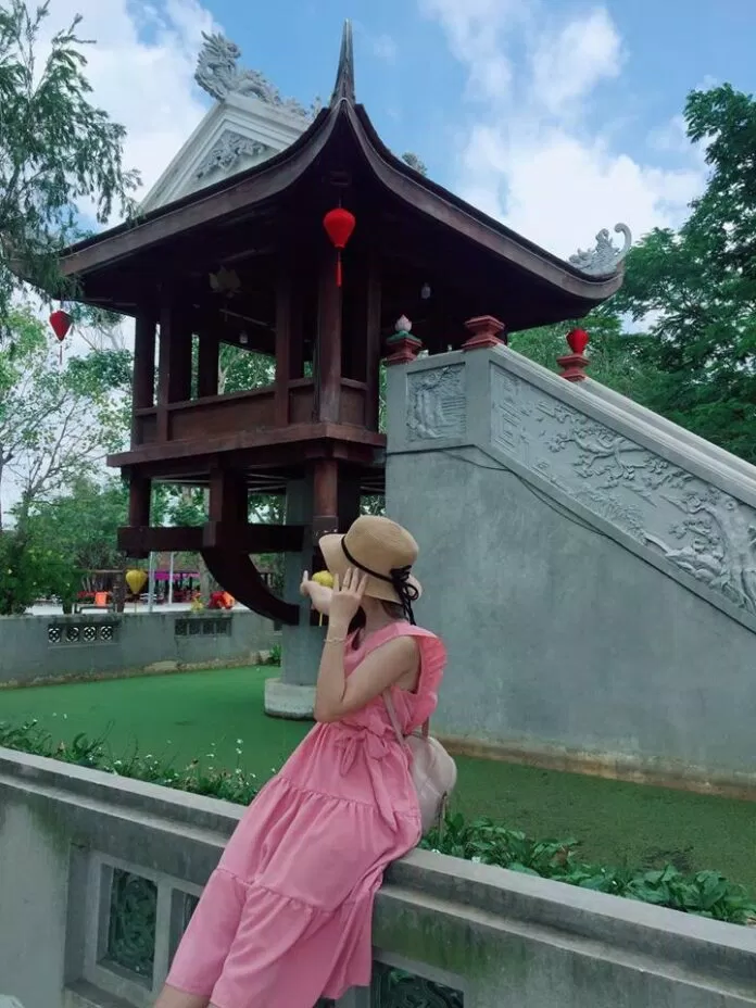 Chùa Một Cột mô phỏng tại Happyland