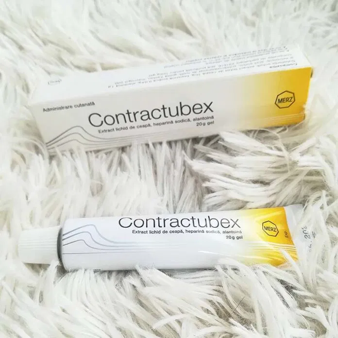 Kem trị sẹo Contractubex (Nguồn: Internet) Kem trị sẹo Contractubex (Nguồn: Internet)