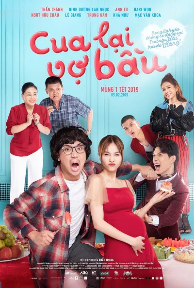 Poster phim Cua Lại Vợ Bầu. (ảnh: internet)