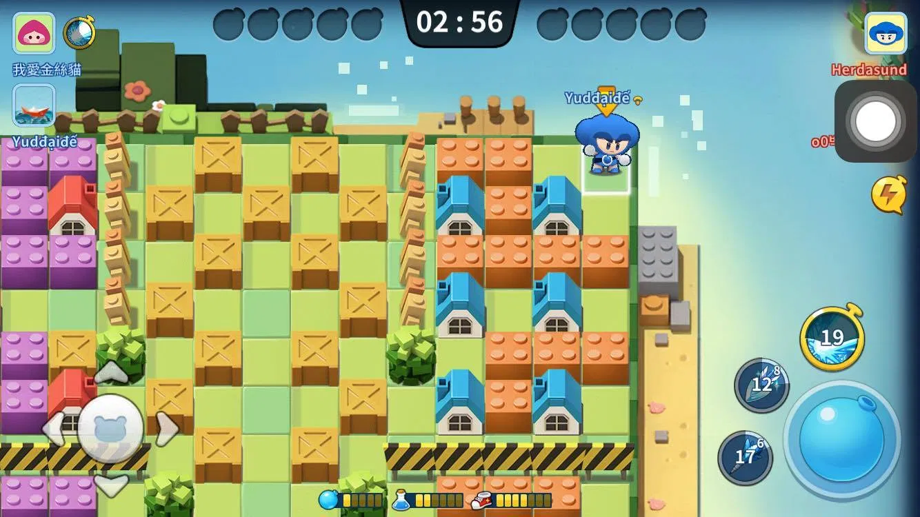 Khi vào game bạn sẽ có 3 phút để chiến thắng đối thủ