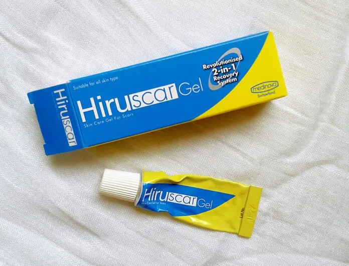 Kem trị sẹo Hiruscar (Nguồn: Internet) Kem trị sẹo Hiruscar (Nguồn: Internet)