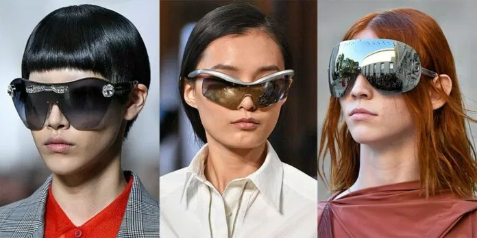 Miu Miu, Rick Owens, Dior, Gucci đều tích cực lăng xê mẫu phụ kiện thú vị này vì nó tạo điểm nhấn ấn tượng cho bộ trang phục kính bảo hộ