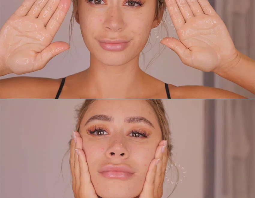 Phương pháp vỗ toner nhiều lớp giúp cấp ẩm tối ưu cho da.