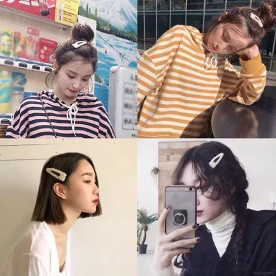 Chiếc kẹp bấm bị lãng quên ngày nào giờ lại được biến tấu trở nên vô cùng thời trang ngọc trai 19