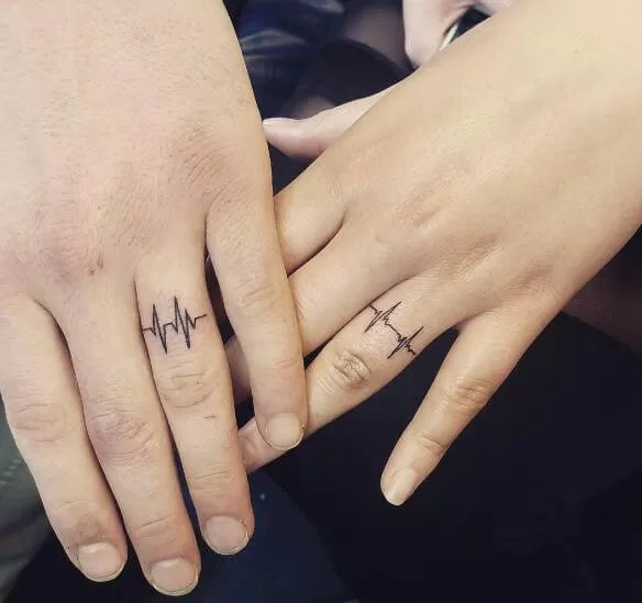 nhẫn cưới hình xăm tattoo rings