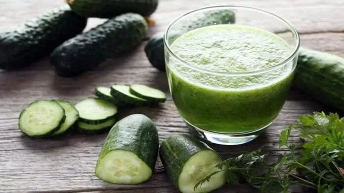 Nước ép dưa chuột không chỉ ít calo mà còn giúp bạn no lâu Nước ép dưa chuột không chỉ ít calo mà còn giúp bạn no lâu