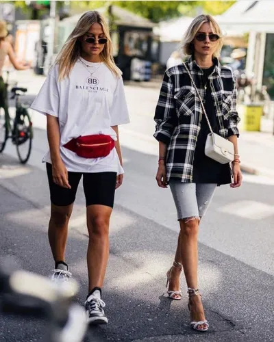 Quần biker short