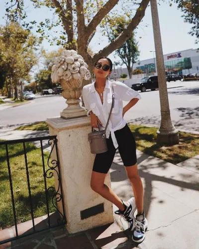 Quần biker short