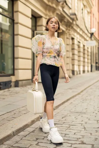 Quần biker short