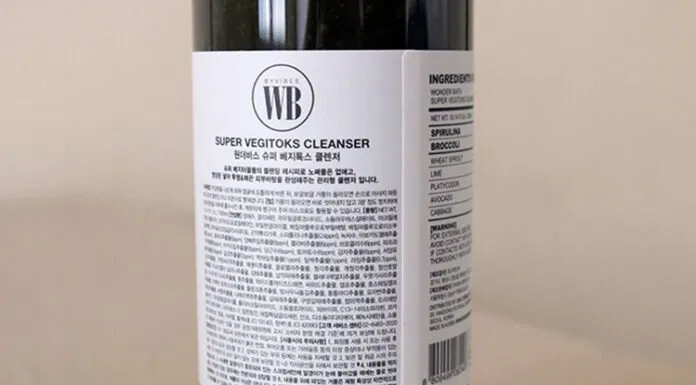 review sữa rửa mặt thải độc super vegitoks cleanser