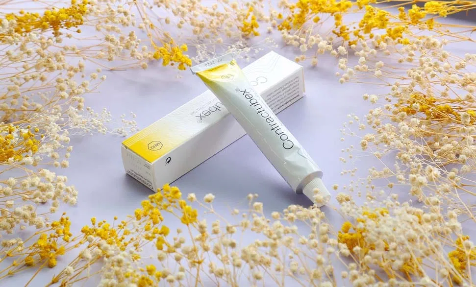 Kem trị sẹo Contractubex (Nguồn: Internet) Kem trị sẹo Contractubex (Nguồn: Internet)