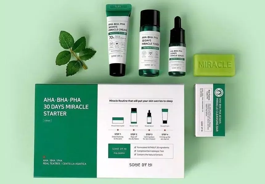 Dòng sản phẩm trị mụn Some By Mi AHA BHA PHA 30 Days Miracle