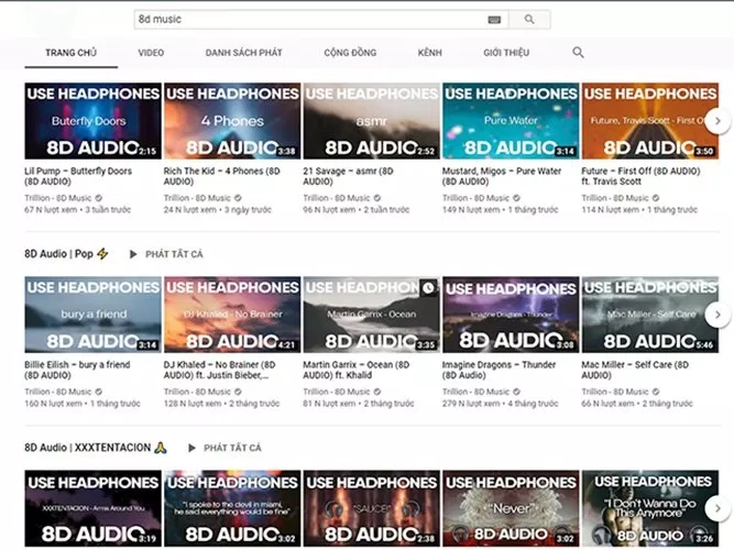 Youtube là kênh phát hành rất nhiều loại nhạc này