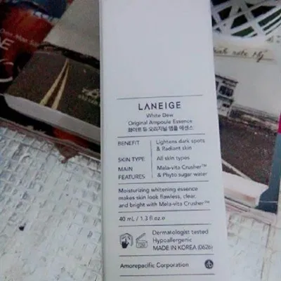 Bao bì của White Dew Original Ampoule Essence