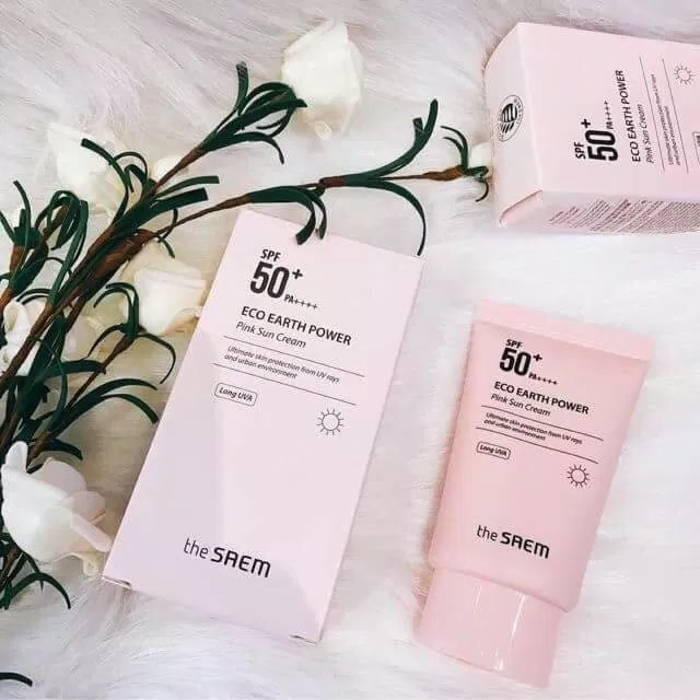 The SAEM Eco Earth Power Pink SPF 50+ PA++++