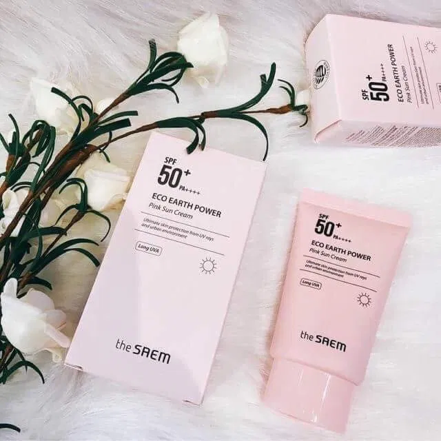 The SAEM Eco Earth Power Pink SPF 50+ PA++++