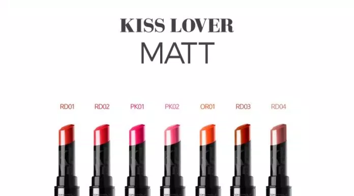  7 màu cơ bản của son kiss lover style matte