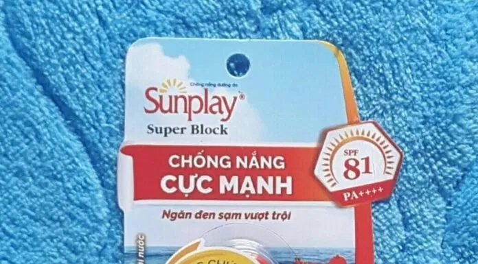 Kem chống nắng Sunplay Super Block SPF81 PA++++