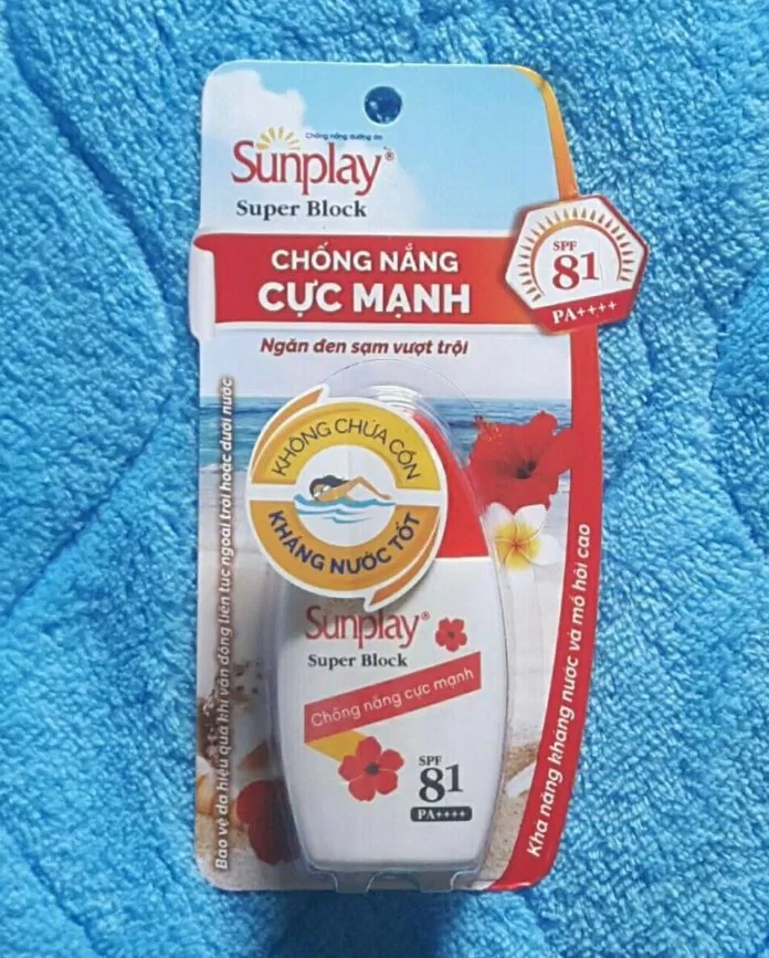 Kem chống nắng Sunplay Super Block SPF81 PA++++ 