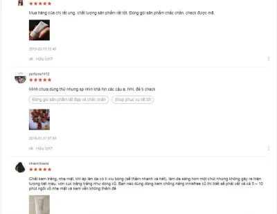 Đánh giá của khách hàng trên Shopee. (nguồn: BlogAnChoi)