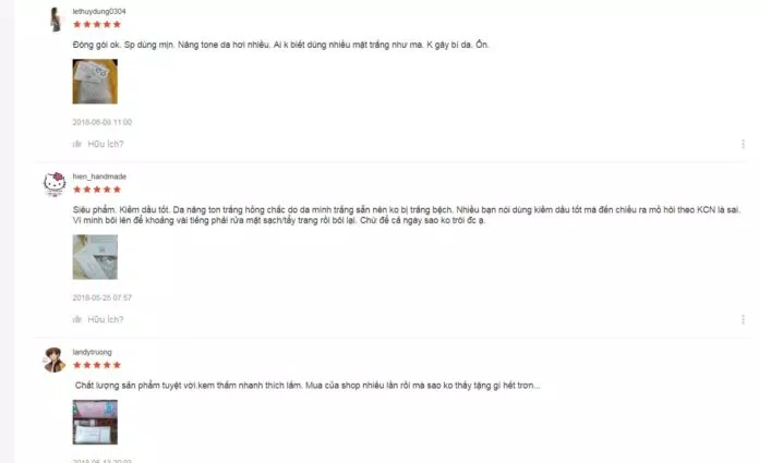 Đánh giá của khách hàng trên Shopee. (nguồn: BlogAnChoi)