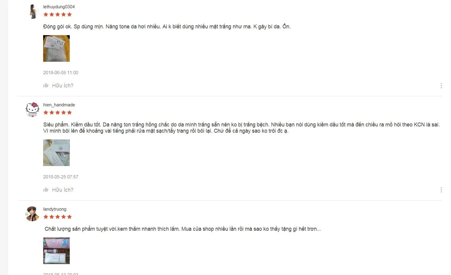 Đánh giá của khách hàng trên Shopee. (nguồn: BlogAnChoi)