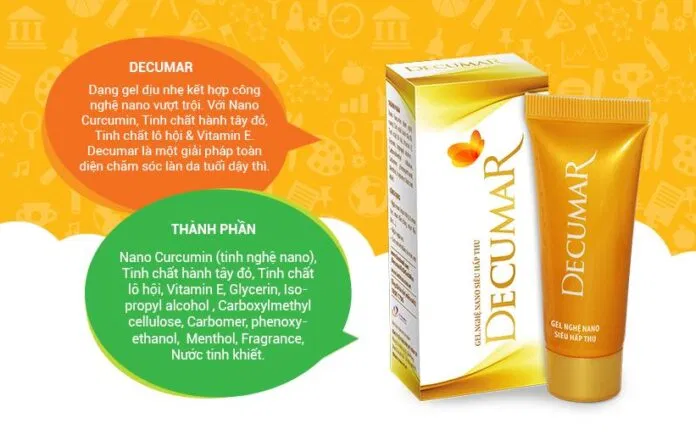 Decumar với chiết xuất tự nhiên tốt cho da