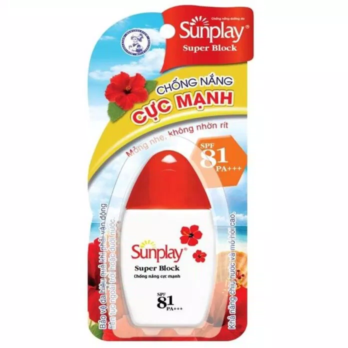 Kem chống nắng Sunplay Super Block SPF81 PA++++ 