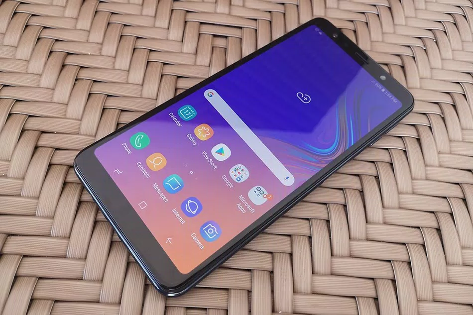 Màn hình sắc nét của Galaxy A7 (2018)