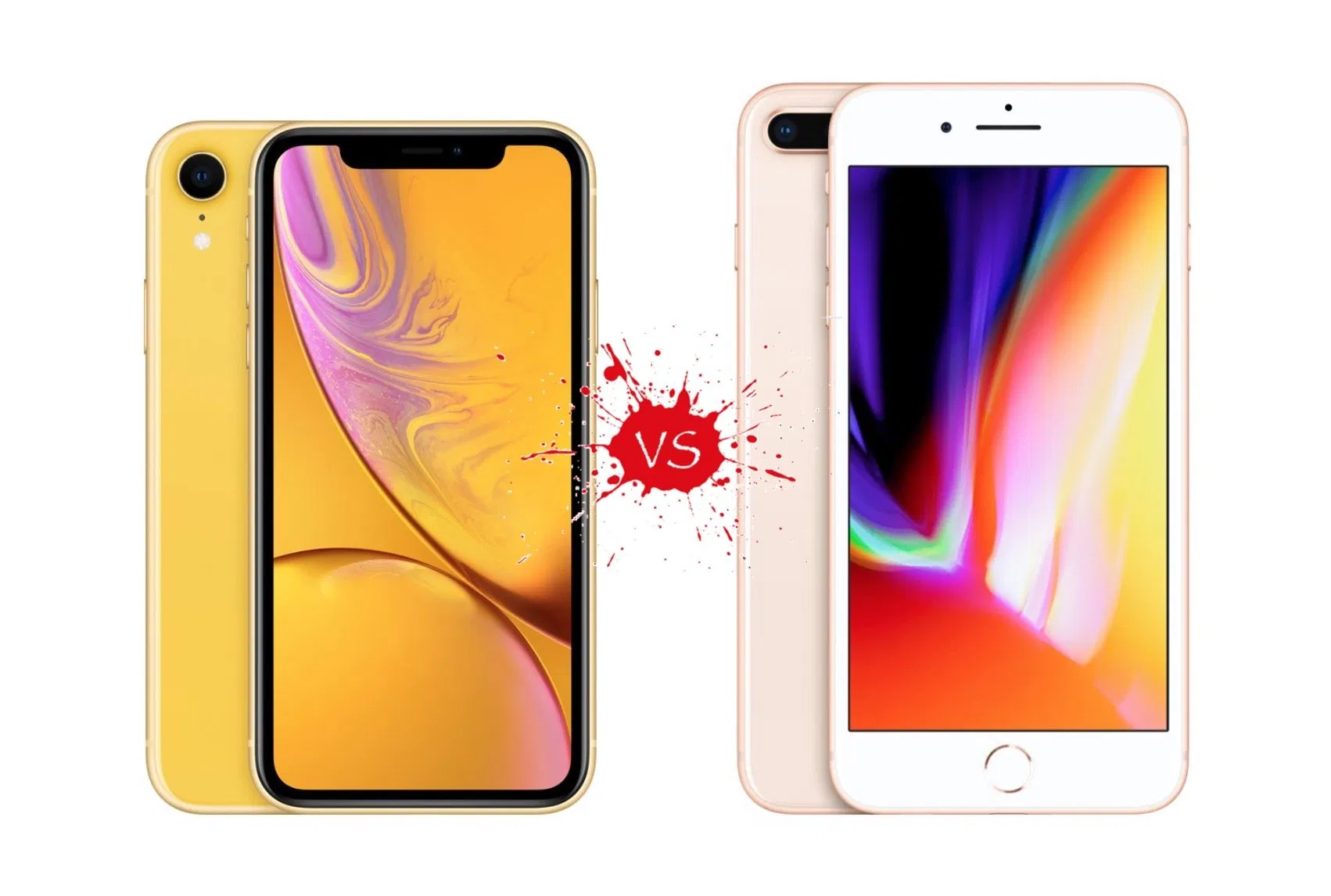 iPhone XR cùng sản phẩm thành công tiền nhiệm Iphone 8 Plus