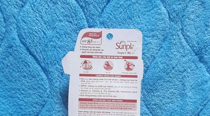 Kem chống nắng Sunplay Super Block SPF81 PA++++