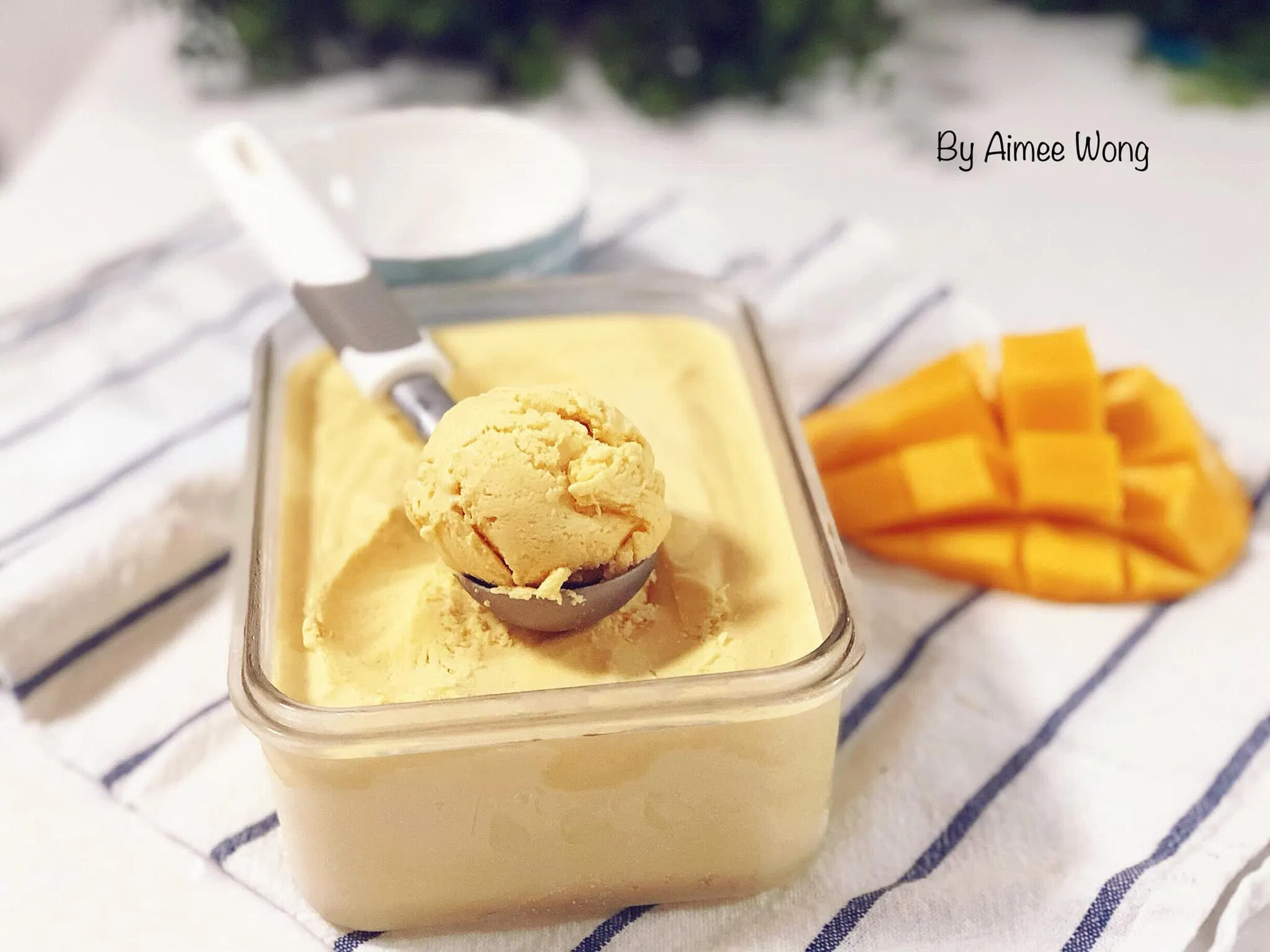 Cách làm kem xoài