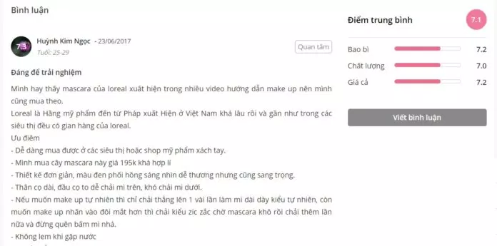 Đánh giá của khách hàng tại Sheis