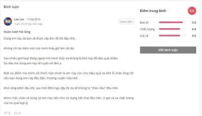 Đánh giá của khách hàng tại Sheis