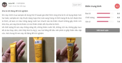 Đánh giá của khách hàng tại Sheis