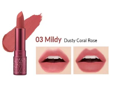 Màu Mildy của son Glam Rock Misty Rose 2
