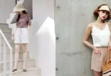 Quần short vải