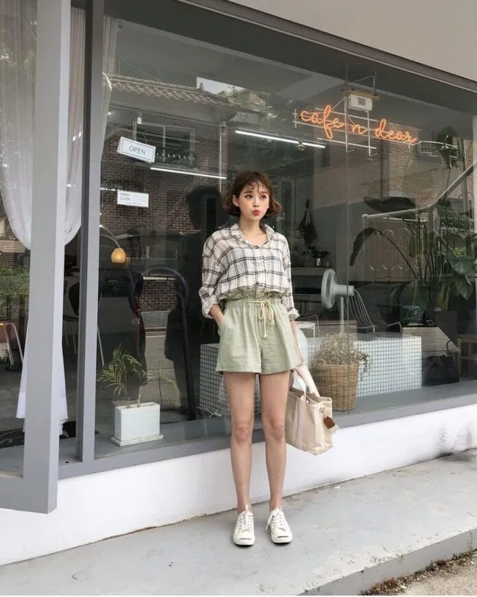 Quần short vải