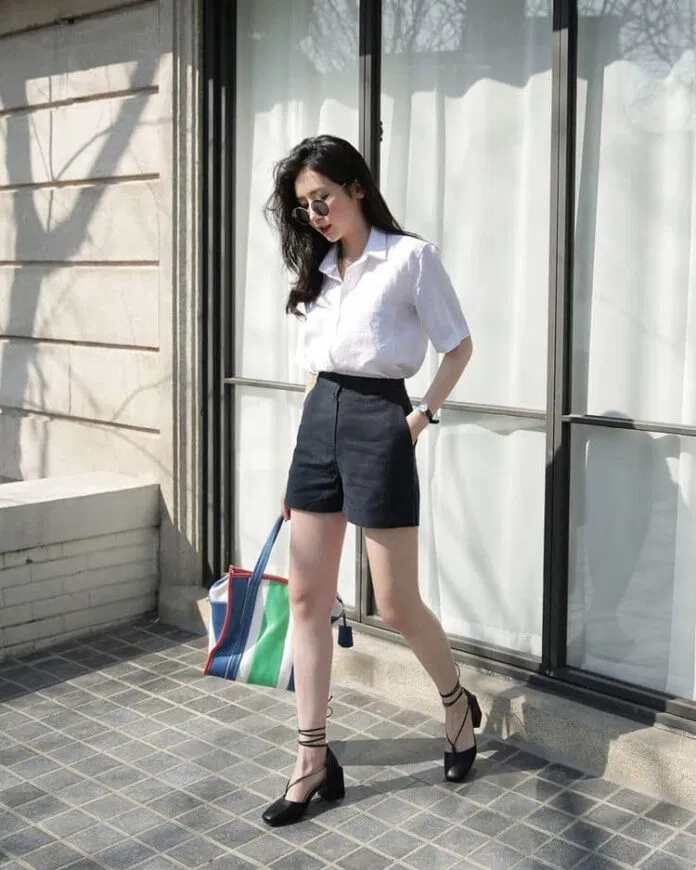 Quần short vải