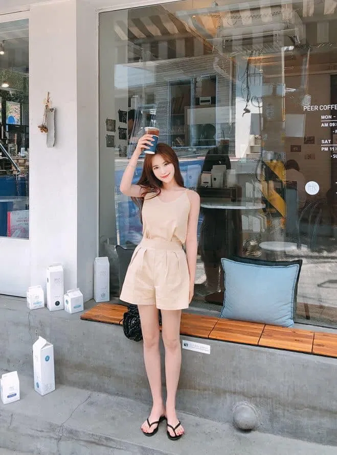 Quần short vải