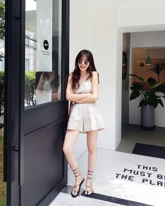 Quần short vải