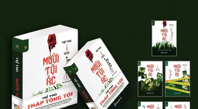 Mười Tội Ác là tiểu thuyết trinh thám nổi tiếng nhất của tác giả Tri Thù. (Ảnh: Internet)