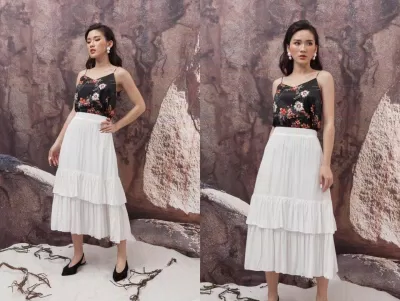 Áo hai dây lụa